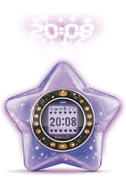 VTech Baby Ceas desteptator copii interactiv cu radio si proiectie animata pe tavan - versiune FR, Vtech