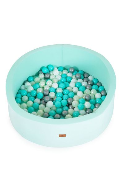 Moni Dry foam pool for babies and children, with 200 balls included Ball Pool Turquoise, 90x30cm