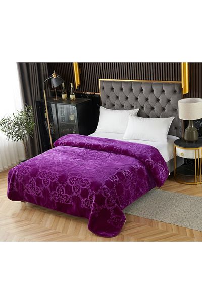 OEM Extra thick blanket 2Kg 160 x 210 COCOLINO Purple