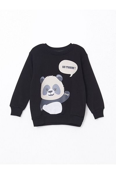 LC Waikiki Crew Neck Printed Boys' Sweatshirt
