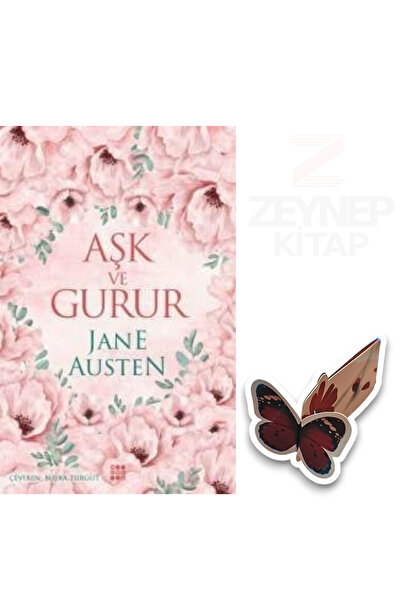 Dokuz Yayınları Aşk ve Gurur (Özel Tasarım Hareketli Kelebek Ayraç Hediye)