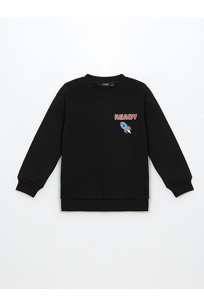 LC Waikiki Crew Neck Printed Boys' Sweatshirt