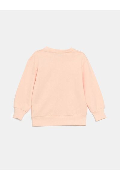 LC Waikiki Crew Neck Printed Girl's Sweatshirt