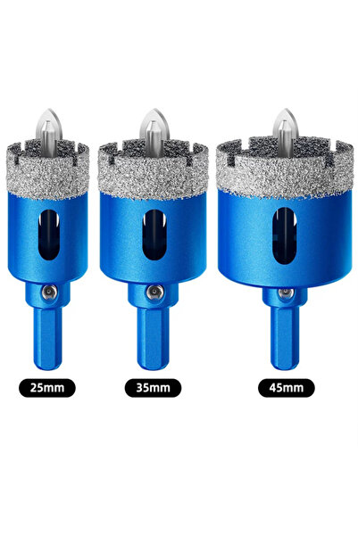 Choice22 25 35 45 Diamond Coated Drill Bits Set 18-150MM Ceramic Tile Hole Sa...