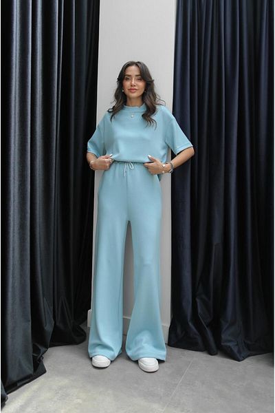 Havoş Baby Blue Darcy Modal Tracksuit Set