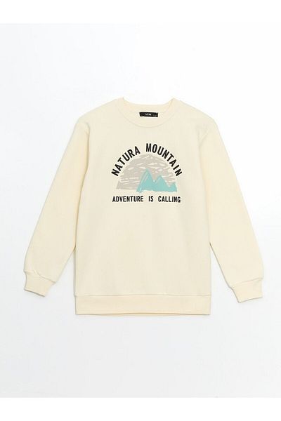 LC Waikiki Crew Neck Printed Boys' Sweatshirt