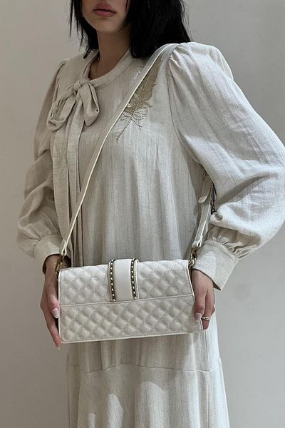 Levidor Chain Belt Patterned Shoulder Crossbody Bag