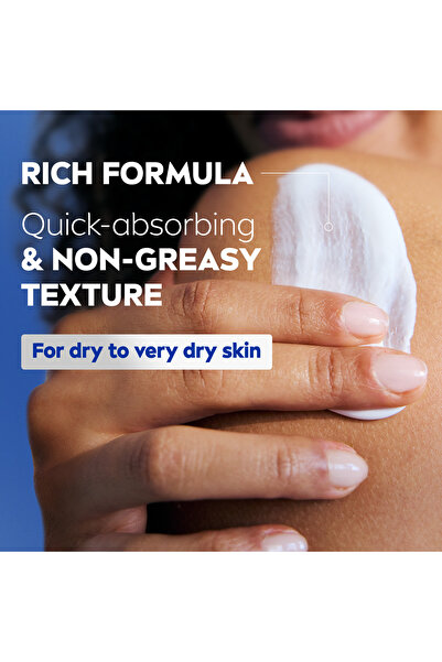 NIVEA NIVEA Body Lotion for Dry to Very Dry Skin, Rich Nourishing, 5in1 Care, 72H Intense Moisture, 400ml