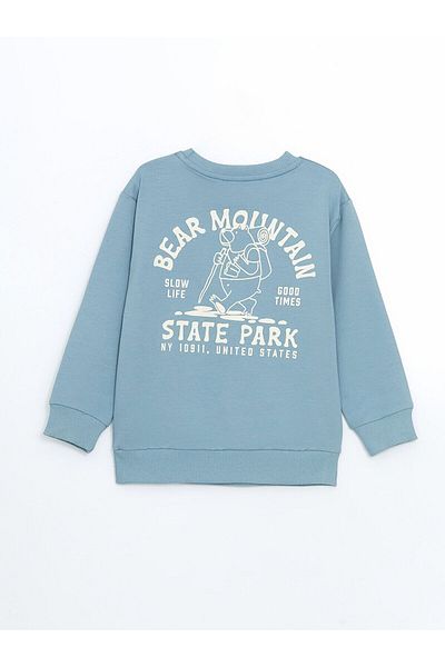 LC Waikiki Crew Neck Printed Boys' Sweatshirt
