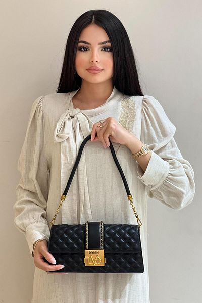 Levidor Chain Belt Patterned Shoulder Crossbody Bag