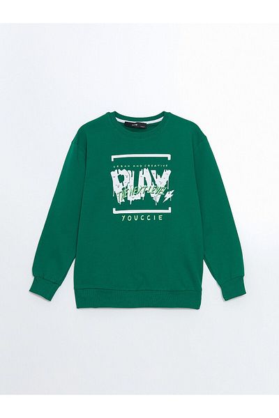 LC Waikiki Crew Neck Printed Boys' Sweatshirt