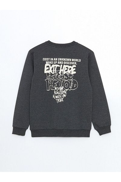 LC Waikiki Crew Neck Printed Boys' Sweatshirt