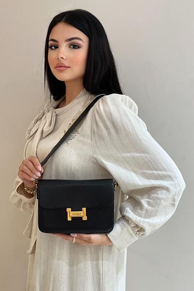Levidor H Logo Locked Shoulder Crossbody Bag