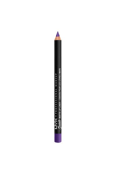 NYX Professional Makeup Lip Pencil, , Suede Matte, Amethyst
