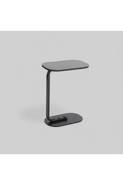 mr-everything C-Shaped Coffee Table, 45*30*60cm, Side Table for Sofa, Living Room, Bedroom