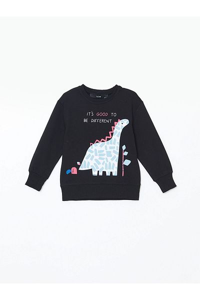 LC Waikiki Crew Neck Printed Boys' Sweatshirt