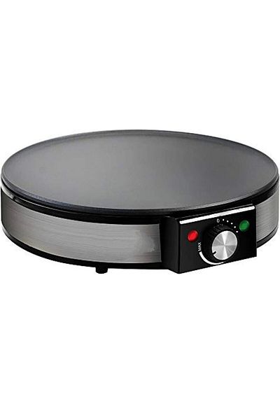 MEBASHI Crepe & Dosa Maker 1200W | Non-Stick Hot Plate, Cooks in 5 Sec | Easy to Use & Clean – Black