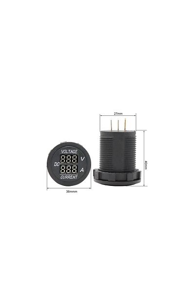 Monte Lua Ic-231E Voltammeter Panel Type 28 mm