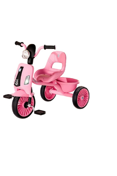 rexa دراجة ثلاثية العجلات للأطفال مع موسيقى وإضاءة ومسند ظهر مرتفع وسلال تخزي...