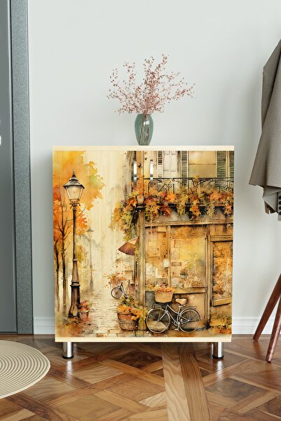 Hediyeler Kapında Hatıra Köşesi 4 Raflı Ayakkabılık Antre Hol Çok Amaçlı Ayakkabı Dolabı