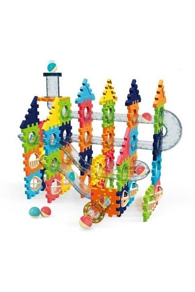 OEM Construction Set Pieces to Join/Assemble, Pipeline Ball Track, Building Blocks Pipeline, 95 Pieces