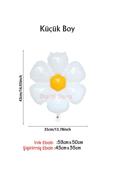 parti pera Daisy Foil Balloon Water Green Number Foil Balloon Daisy Uzar Ornament Birthday Balloon Set