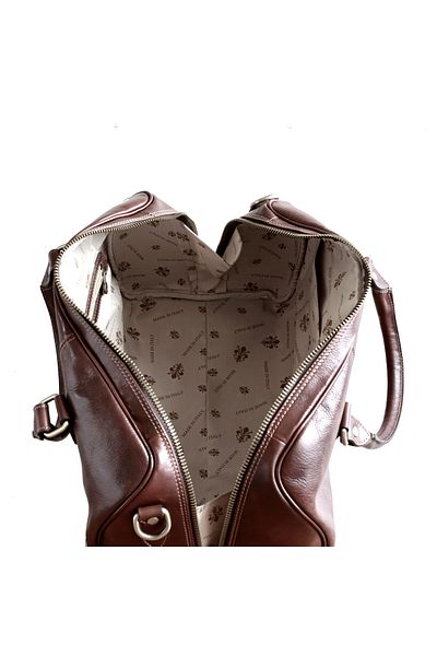 UTIL LAND FASHION Genuine Leather Travel Bag, Airplane Hand Luggage, Gv113