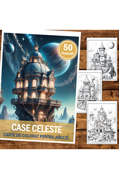 Legendary Gifts Carte de colorat pentru relaxare si antistres, 50 de ilustrat...