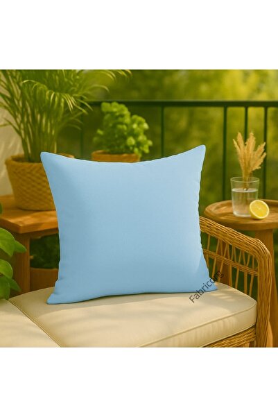 fabricorg Duck Diaper Throw Pillow Cover Suitable for Punch Baby Blue (40X40 cm)