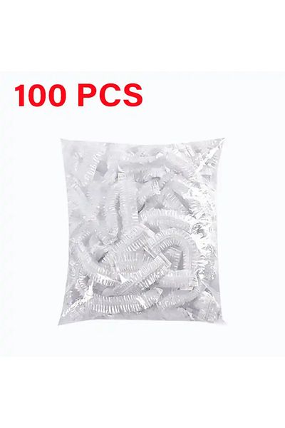 ABYZ Set Of 100 Transparent Disposable Lid Bags