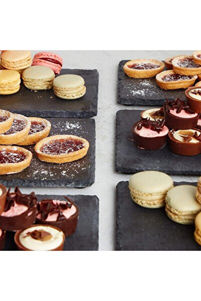 Secret de Gourmet Arona serving tray, slate, anthracite grey, 14 x 22 cm