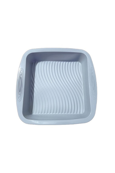 ABYZ Square Silicone Cake Pan Gray 25X26X6 cm