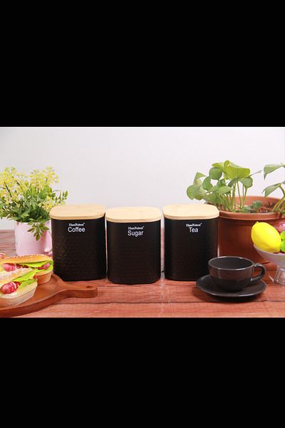 Generic Tea, coffee and sugar storage jars