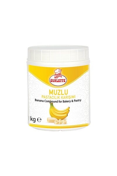 Katsan Ovalette Muz Aromalı Pasta Katkı Jeli 1 Kg