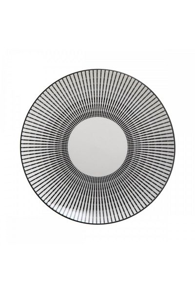 Secret de Gourmet Lunis Noir plate, porcelain, 19 cm