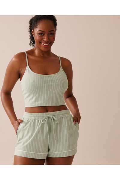 La Vie en Rose Cotton Crop Cami