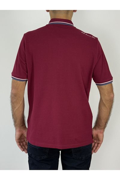 U.S. GRAND POLO EQUIPMENT & APPAREL U.s. Grand Polo Men's Polo Shirt With Logo And Contrasting Details, Regular Fit