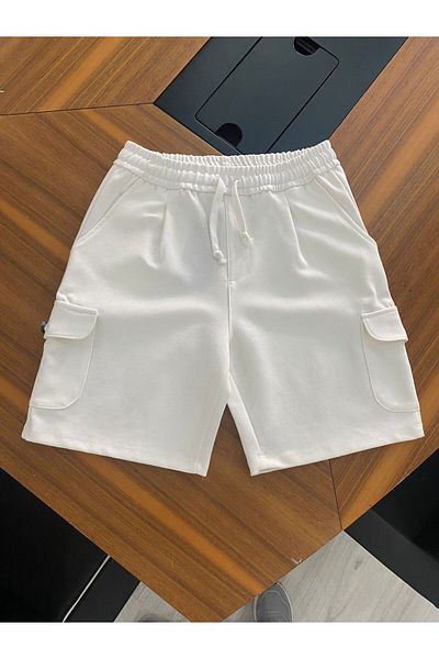 DEMOİSELLE Boy's Cargo Pocket Capri Shorts