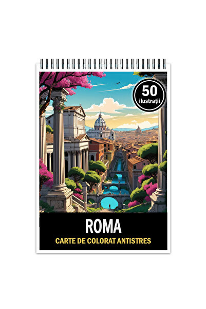 Legendary Gifts Carte de colorat pentru relaxare și antistres, 50 de ilustraț...