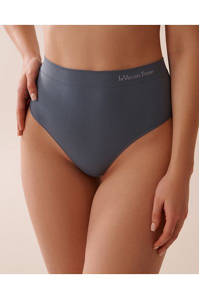 La Vie en Rose Seamless Fabric High Waist Thong Panty
