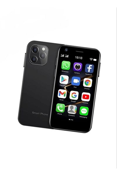 SOYES XS14 Pro Mini Smartphone Black – Android Quad Core, Ultra Small Mobile for Kids, Students, Adults