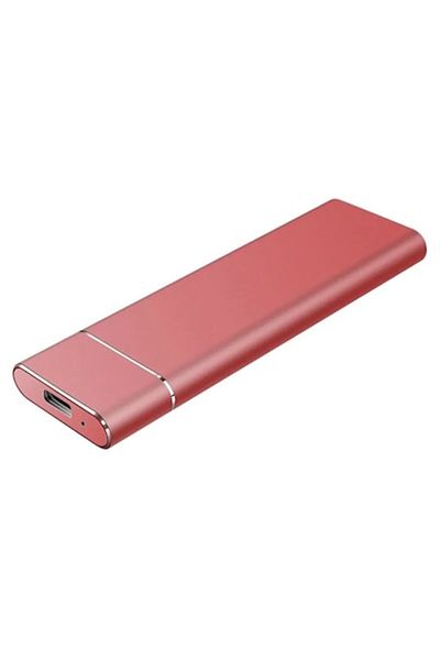OEM Hard-Disk Extern 2TB, M.2 SSD, Tnagora®, 3 in 1 USB, Type-C and OTG, Red