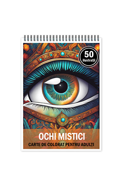 Legendary Gifts Carte de colorat pentru relaxare si antistres, 50 de ilustrat...