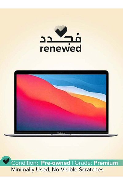 Apple Renewed - Macbook Air MGN63 13-Inch Display, M1 Chip With 8-Core Processor/7-Core Graphics/8GB RAM/2