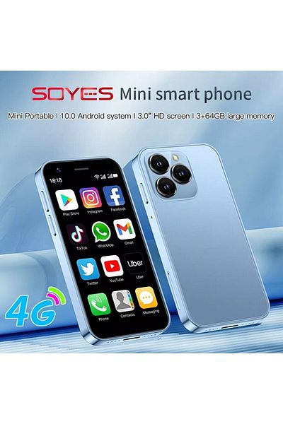 SOYES XS14 Pro Mini Smartphone Android Quad Core – Ultra Small Pocket Mobile for Kids, Students, Adults