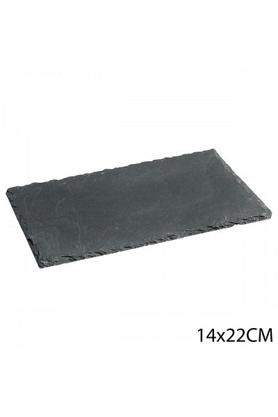 Secret de Gourmet Arona serving tray, slate, anthracite grey, 14 x 22 cm