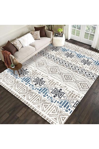 Primo Plus Carpet Living Room Bedroom Rugs Rectangular Soft Touch , Style Foldable Machine Washable 140 X 202cm