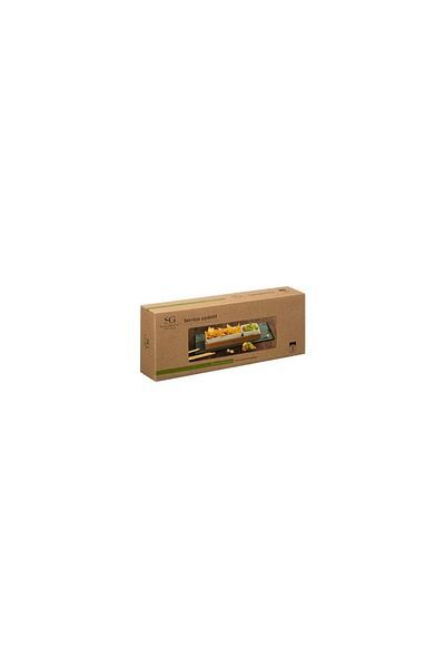 Secret de Gourmet Roller appetizer stand, porcelain, bamboo, 28x10x4.3 cm