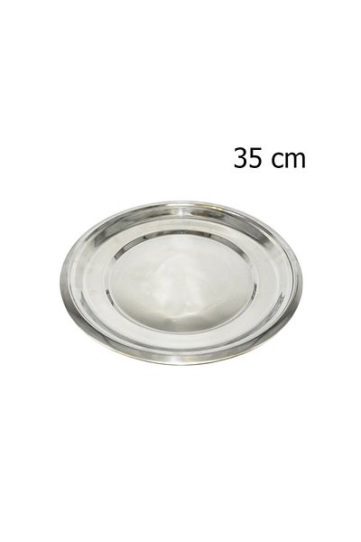Generic 35cm Stainless Steel Serving Platter