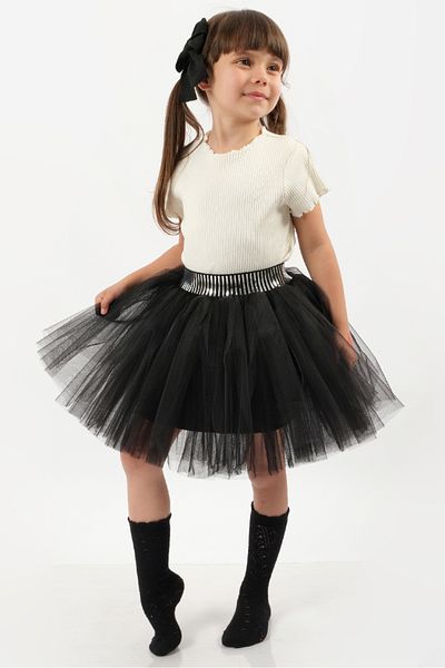 Milangel Fustă Tutu Fete negre